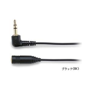 audio-technica オーディオテクニカ AT3A45L/1.0 BK ブラック 1m ヘッドホン延長コード L型プラグ｜e-earphone