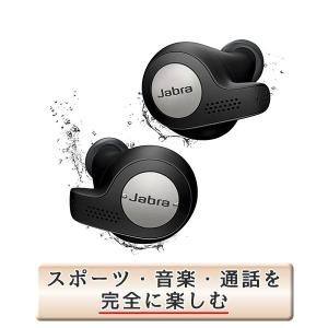 【倉庫】Bluetooth 完全ワイヤレス イヤホン Jabra Elite Active 65t Titanium Black 独立型 防水 スポーツ (メーカー保証1年間)