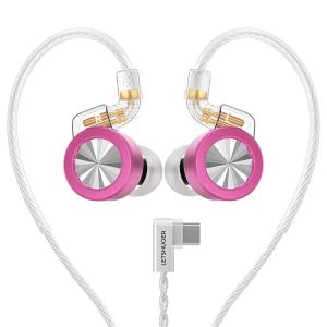 LETSHUOER S15 有線 イヤホン カナル型 耳掛け型 シュア掛け リ