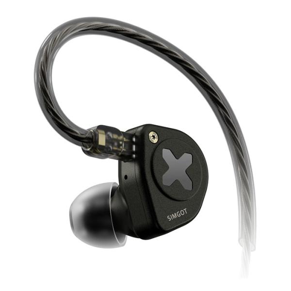 SIMGOT EW300 DSP (マイク付き) 有線 イヤホン カナル型 リケーブル対応 平面磁気...