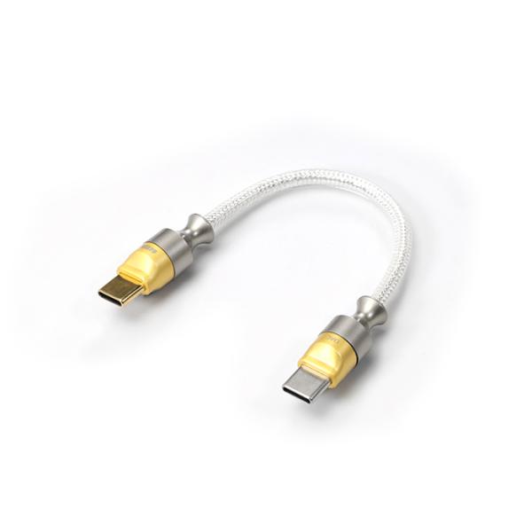 ddHiFi TC05M2 USB-C to USB-C 9cm OTGケーブル USBケーブル オ...