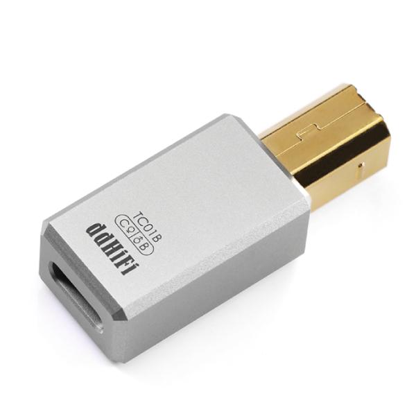 ddHiFi TC01B USB-B to USB-C 変換アダプター 変換コネクター USB アク...