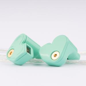 イヤホン 水月雨  SSR グリーン 有線 リケーブル対応 カナル型