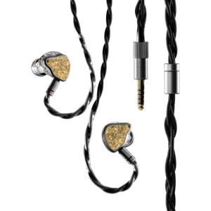 水月雨 (MOONDROP) Armature Art 24【MD-IEM-087】有線 イヤホン カナル型 シュア掛け IEM 2pin マルチプラグ 3.5/4.4mm バランス接続 片側24BA スイゲツアメ