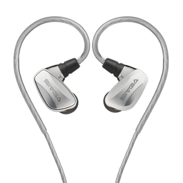 SIVGA SM100 有線イヤホン カナル型 密閉型 耳掛け式 シュア掛け リケーブル対応 CIE...