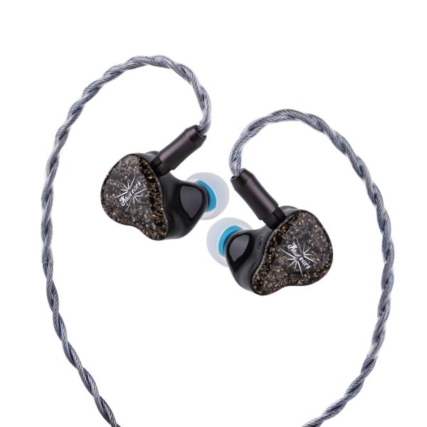 Kiwi Ears Astral Yellow 有線イヤホン 4.4mm5極 バランス接続 3.5m...