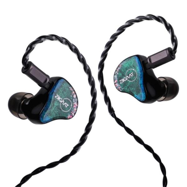 ZiiGaat Luna 有線イヤホン イヤホン 有線 カナル型 密閉型 耳掛け式 シュア掛け リケ...