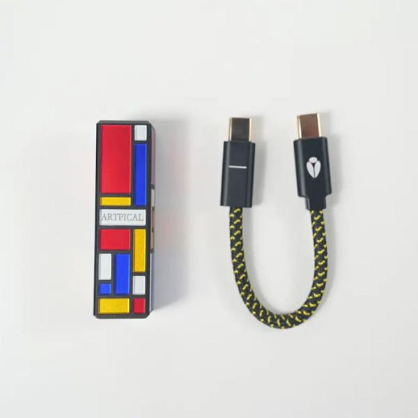 ARTPICAL Mondrian DAC ポータブルDAC 4.4mm バランス接続 USB Ty...