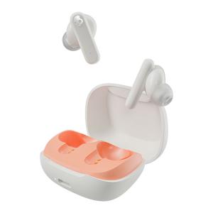 Skullcandy SMOKIN BUDS True Wireless Earbuds WHITE ORANGE ワイヤレスイヤホン カナル型 マイク Bluetooth スカルキャンディ(S2TAW-S951)｜e-earphone