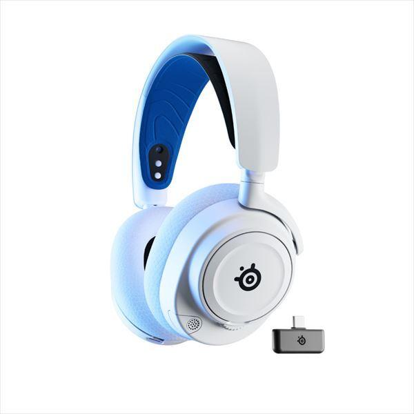 SteelSeries Arctis Nova 7P Wireless White ヘッドセット B...