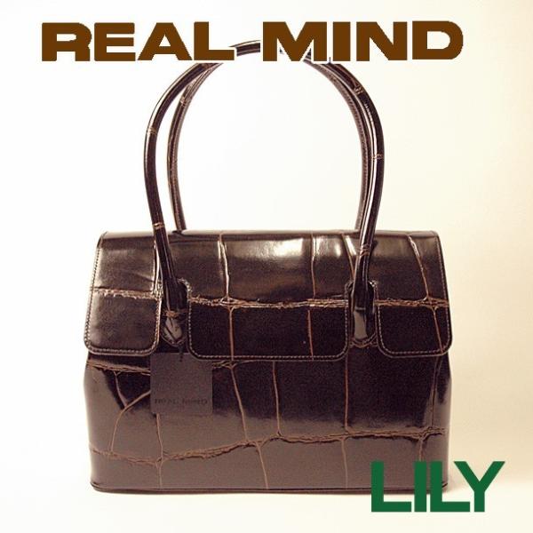 牛革 ハンドバッグ レディースバッグ 手提げ 日本製 日本老舗 バッグ メーカー リリー のREAL...