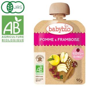 babybio ベビービオ 有機ベビースムージー(90g) 【ラズベリー】 【ミトク】 6ヶ月頃 オーガニック 有機 おやつ 離乳食 ベビーフード ベビーフルーツ 有機果実｜e-edison2