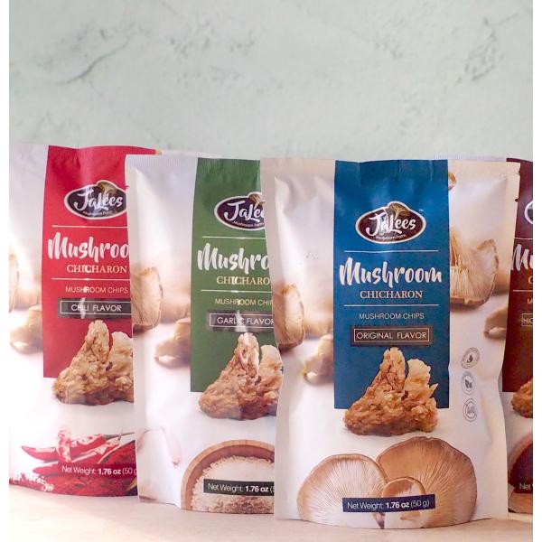 きのこスナック JaLees Mushroom Chicharon 100g オーガニック ひらたけ...