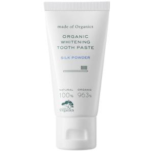 ホワイトニングトゥースペースト　100g　シルクパウダー　たかくら新産業　メイドオブオーガニクス　ナ...