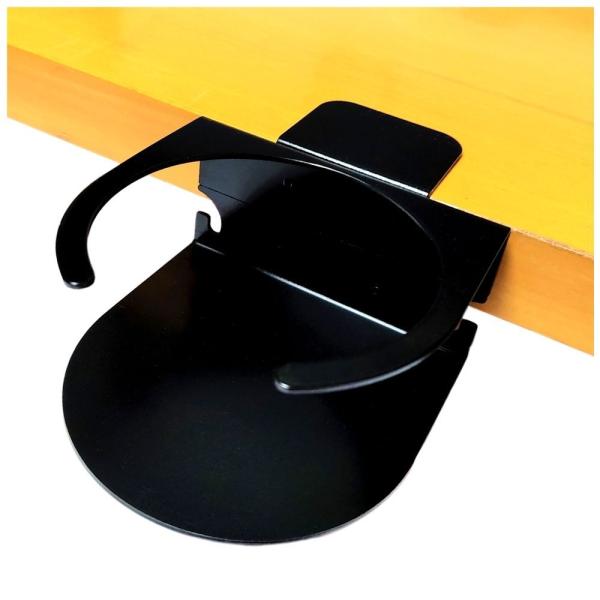 メタル製 ドリンク カップ ドリンクホルダー コップ クリップ オフィス デスク ボトル マグカップ...