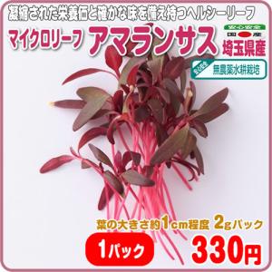 凝縮された栄養価と確かな味を備え持つヘルシーリーフ　マイクロリーフ