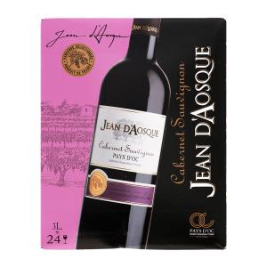 フランス ジャン ダオスク IGP カベルネ ソーヴィニヨン 3000ml ボックスワイン バックインボックス 赤ワイン 箱ワイン 包装不可 同一商品に限り1梱包4個まで