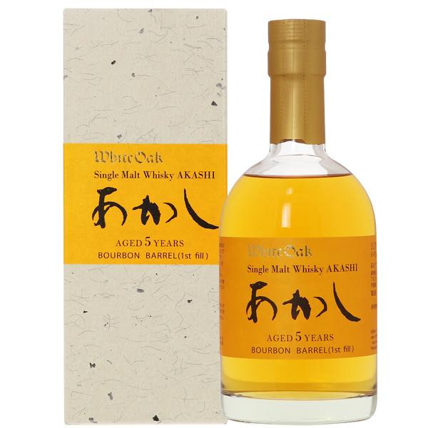 ウイスキー 江井ヶ嶋酒造 ホワイトオーク シングルモルト あかし バーボンバレル 5年 1st fi...