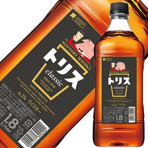 ウイスキー サントリー トリス クラシック 37度 1800ml（1.8L） ペットボトル 洋酒 包装不可 1梱包6本まで｜e-felicity