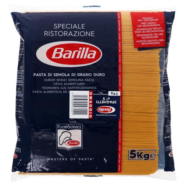 パスタ バリラ（Barilla） No.5 スパゲッティ 1.78mm 5kg 食品 3袋まで1梱包...