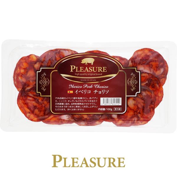 スペイン産 サラミ イベリコ チョリソ 100g 食品 要クール便 包装不可 ワイン(750ml)1...