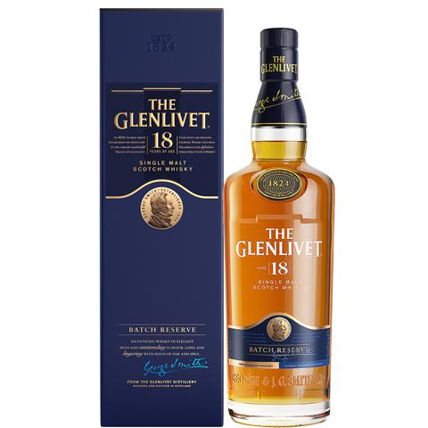 ウイスキー ザ グレンリベット 18年 40度 正規 箱付 700ml シングルモルト 洋酒