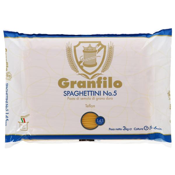 パスタ グランフィーロ スパゲッティ 1.45mm （No.5） 3kg granfilo 包装不可