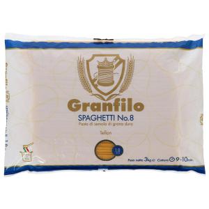 パスタ グランフィーロ スパゲッティ 1.8mm （No.8） 3kg granfilo 包装不可｜e-felicity