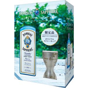 ジン ボンベイ サファイア メジャーカップ付き 正規 47度 750ml スピリッツ 6本まで1梱包 包装不可