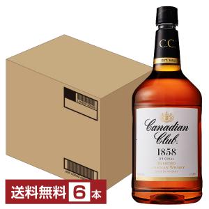 ウイスキー カナディアンクラブ 40度 正規 箱なし ペットボトル 1750ml 6本 1ケース 洋酒 包装不可 他商品と同梱不可｜酒類の総合専門店 フェリシティー