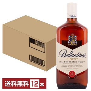 ウイスキー バランタイン ファイネスト 40度 正規 箱なし 1000ml 12本 1ケース スコッチ 洋酒 包装不可 他商品と同梱不可｜e-felicity