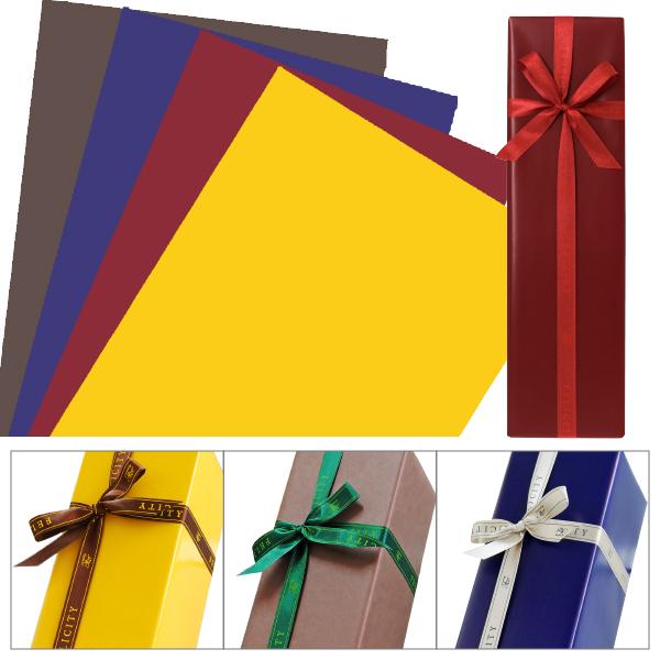 ギフトラッピング 包装紙+リボン掛け