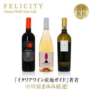 ワインセット 中川原まゆみ厳選第8弾 イタリア2島のワイン3本セット 750ml×3 送料無料 包装不可｜e-felicity