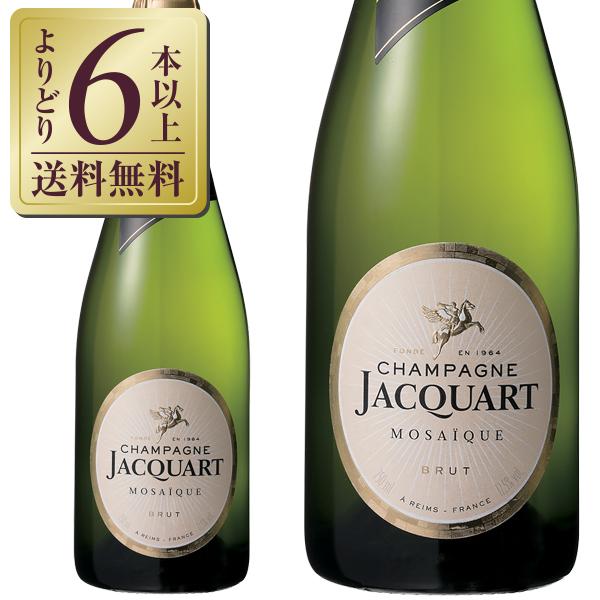 シャンパン フランス シャンパーニュ ジャカール ブリュット モザイク 白 箱なし 750ml シャ...