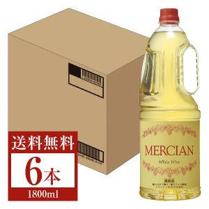 白ワイン メルシャン 徳用メルシャン 白 取手付ペットボトル 1800ml（1.8L） 6本 1ケース 包装不可 他商品と同梱不可｜e-felicity