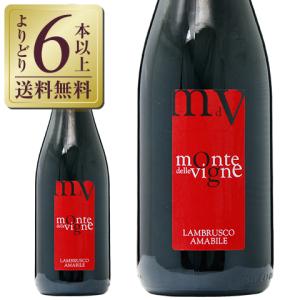 スパークリングワイン イタリア モンテ デッレ ヴィーニェ ランブルスコ アマービレ NV 750ml｜e-felicity