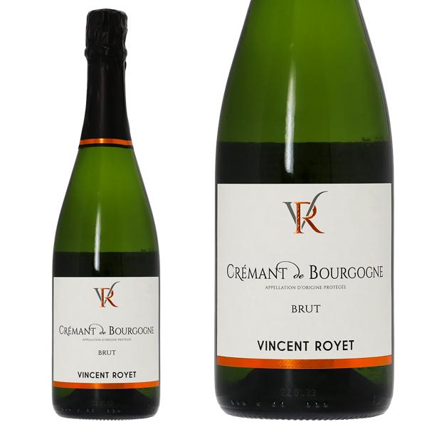 スパークリングワイン フランス ヴァンサン ロワイエ  クレマン ド ブルゴーニュ ブリュット 75...
