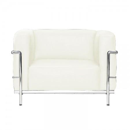 ソファ LC3 1人掛け デザイナーズ コルビジェ コルビュジエ 本革 リプロダクト ホワイト モダ...