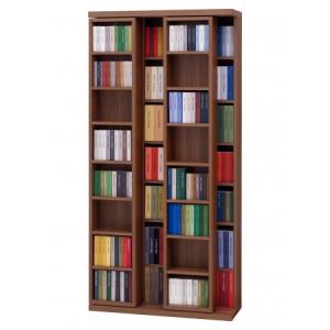 フナモコ（FUNAMOCO） スライド書棚 完成品 本棚 単行本 DVD A4 CD