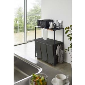 tower 山崎実業 ゴミ箱上ラック キッチンラック レンジラック