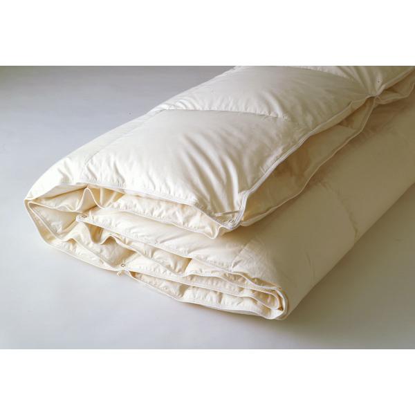 日本ベッド ロイヤルデュアルフォーター93羽毛布団 オールシーズン 羽毛ふとん 羽毛布団 ダブル ダ...