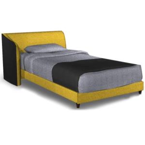 ドリームベッドフレーム　跳ね上げ式 ドリームベッド モンシャンランド876 セミダブル 合成皮革レザー張り