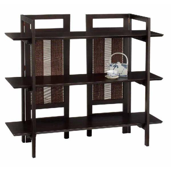 ES-8211エスニック パーテーション スクリーン 間仕切り シンプル オープンラックアケボノ