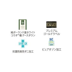 シーリー プレミアム羽毛布団IIIオールシーズ...の詳細画像2