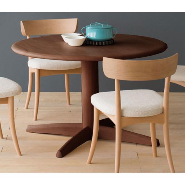 飛騨産業 HIDA 214W 侭 120ｃｍ円形ダイニングテーブル サークル食卓 丸テーブル 円卓 ...