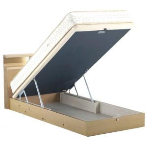 ドリームベッド カエラル958 シングル 宮付き・棚付き・照明 リフト