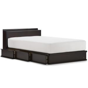 フランスベッド LT-123C シングル キャビネット 棚付き コンセント ドロアータイプ 引き出し...