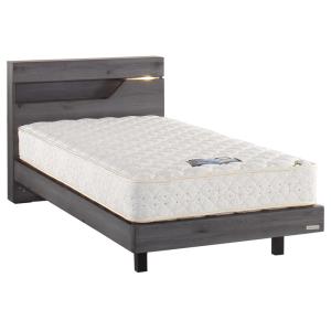 ドリームベッド プライシア2143 シングル 棚付き 宮付き 照明 レッグタイプ 脚付き ステーショ...