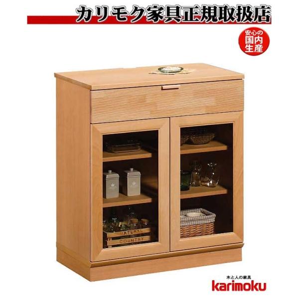 カリモク QD2500 キャビネット サイドボード シンプル・ナチュラル ナチュラル 日本製家具