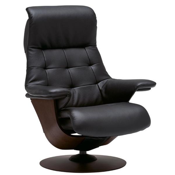 カリモク RU72 ザ・ファースト S+サイズ 1Pソファ 本革肘掛ソファ パーソナルチェア リクラ...